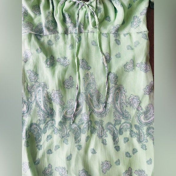 Urban Outfitters Green Paisley Becca Mini Dress - Picture 7 of 8